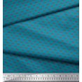 thumbnail image 3 of Soimoi Velvet Fabric Geometric Small Printed Fabric 1 Yard 58 Inch Wide, 3 of 3