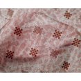 thumbnail image 4 of oneOone Silk Tabby Dark Red Fabric Geometric Texture Craft Projects Decor Fabric Printed By The Yard 42 Inch Wide, 4 of 4