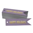 thumbnail image 1 of Inkdotpot Gold Foil Paper Hang Tags Happy Holiday Favor Tags 50 Pieces, 1 of 6