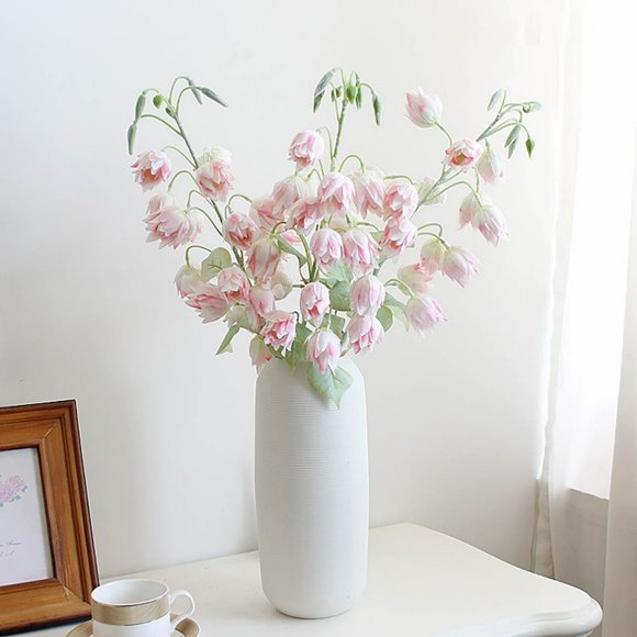 CHOK Fleurs Artificielles Belles Fleurs Artificielles en Soie Fausses Fleurs Mariage Saint-Valentin Bouquet Déco Nuptiale Centres de Table de Mariage pour Tables - Économies d'Automne Liquidation