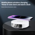 thumbnail image 4 of Cagogo under $5 Wireless Charging Alarm Clock, 15W Wireless Charger Alarm Clock, Multi-Functional Bedside Charging Station, LED Digital Clock for iPhone Android, Fast Charging Phone Dock, 4 of 7