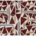 thumbnail image 4 of oneOone Organic Cotton Poplin Twill Fabric Triangle & Line Geometric Print Fabric By The Yard 42 Inch Wide, 4 of 4