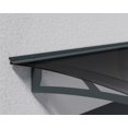 thumbnail image 3 of CANOPIA by PALRAM Aquila 3 ft. x 10 ft. Door and Window Fixed Awning - Grey, 3 of 9