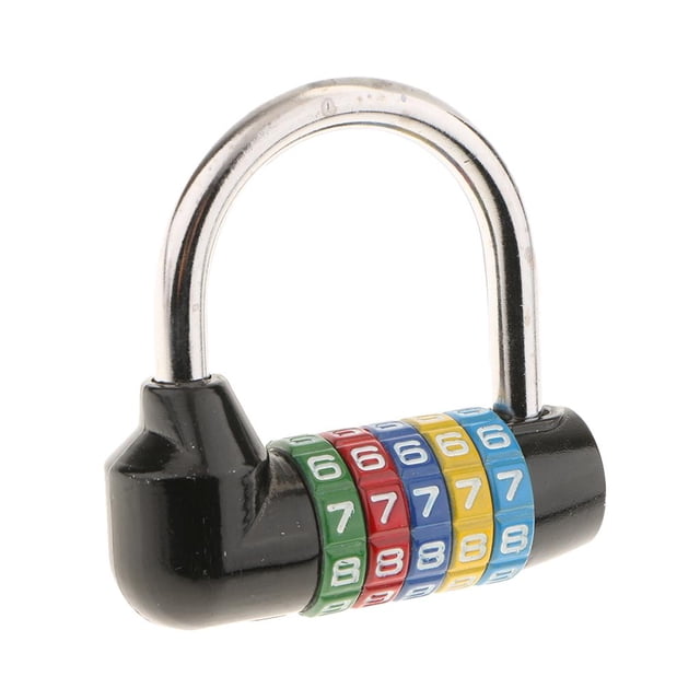 Milaget 5-Digit Security Combination Lock Luggage Bag Suitcase Padlock Password Lock 6.5x6.5cm