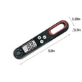 thumbnail image 2 of Digital Instant Reading Meat Thermograph | Instant Reading Food Thermograph,Thermograph For Oil Deep Fry Grill Kitchen BBQ, 2 of 8