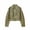 Vert, variante sur Veste en Cuir Femme Chic Veste en Cuir pour Femme avec Poches Zippées et Effet Lavé Design Court Veste en Cuir pour Femme