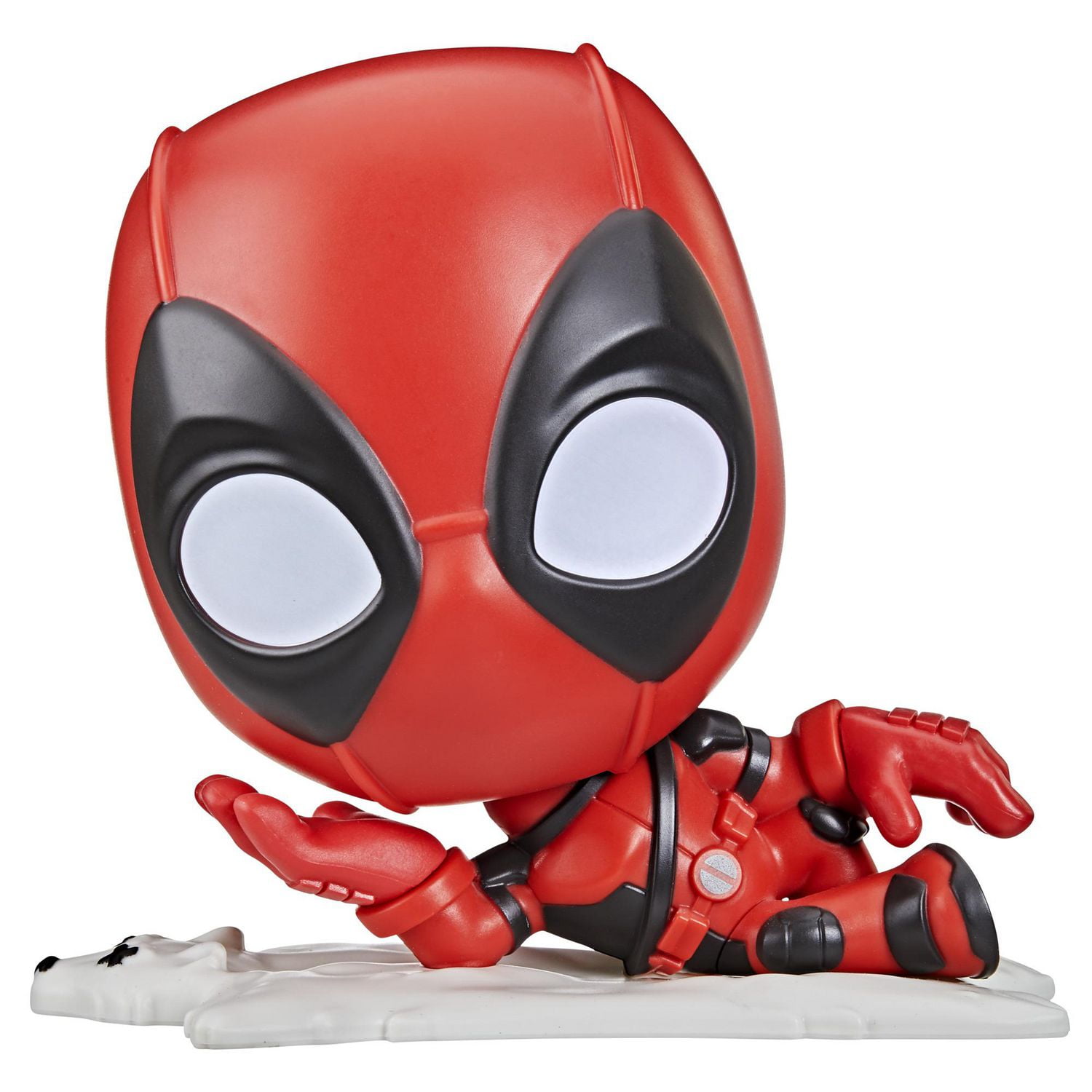 Marvel Motormouth Deadpool, jouet parlant électronique de 12,5 cm, sons, lumières et plus de 50 phrases, jouet de super-héros, dès 14 ans