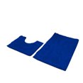thumbnail image 1 of maskred TPR Bottom Chenille Rug For Bathroom No Loose Thread And Good Stepping Feeling Prompt And Strong Blue 50*80+50*50 1 Pc, 1 of 6