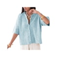 thumbnail image 1 of Gupgi Knitted Crop Cardigan for Women Short Sleeve Button Down Sweater Solid Color Ribbed Tops, 1 of 6