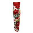 thumbnail image 4 of Femmes Bretelles Froncées Taille Haute Wrap Split Asymétrique Plage Longue Robe Maxi, 4 of 4