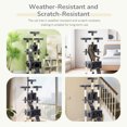 thumbnail image 3 of CoSoTower 68-inch Multi-Level Cat Scratching Tree Kitty Activity Center Post Tower Condo Pet Furniture w/ Toy Grey, 3 of 7
