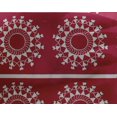 thumbnail image 4 of oneOone Georgette Viscose Fabric Stripe & Mandala Block Print Fabric By Yard 42 Inch Wide, 4 of 4