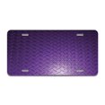thumbnail image 1 of SignMission A-LP-03-449 Purple Diamond Plate Aluminum License Plate, 1 of 1