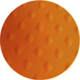 thumbnail image 1 of Ahgly Company Tapis d'Intérieur Lavables en Machine, Ronds, Orange Fluo Transitionnel, Ronds de 5', 1 of 7
