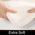 thumbnail image 3 of ORUYROP Memory Foam Bath Mat Rug, 24 x 17 Inches, Comfortable, Soft, Super Water Absorption, Machine Wash, Non-Slip, Thick, Easier to Dry for Bathroom Floor Rugs, Cream, 3 of 7
