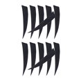 thumbnail image 1 of S SERENABLE 12 Pack s - 4 Inch Natural Turkey Feathers - Fletching DIY Hunting Training Black, 1 of 9