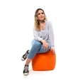 thumbnail image 2 of Gouchee Home Cube Soleil Outdoor/Indoor Orange Ottoman Pouf – Waterproof Cube Pouf with Polystyrene Bead Filling, Lightweight Modern Seating for Patio, Deck, or Living Room, 2 of 5