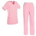 thumbnail image 1 of Women's Scrubs Set Scrub Top and Pants Scrubs Set, 1 of 3
