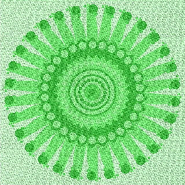 Ahgly Company Tapis d'Intérieur Lavables à la Machine, Carrés, Transitionnels, Verts, Tapis de Zone, 4 Pieds Carré
