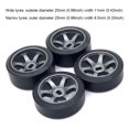 thumbnail image 3 of 1/28 Remote Control Model Car Wheel K969 K979 K989 K999 Rim DIY Upgrade Repairing Wheels Replacement for WLtoys 284131 K969 K979 K989 K999 P929 Type 2, 3 of 7