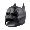 thumbnail image 1 of Batman Full Mask With Cowl The Dark Knight Rises Latex Helmet Adult Cosplay Prop J, 1 of 5