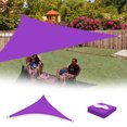 thumbnail image 1 of Sun Shade Triangle Sun Shade 95% Block For Patio Backyard Garden Outdoor Activities With Fixing Kit Microfiber Sofa Cover Garden Blanket L Shape Couch Cover, 1 of 3