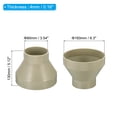 thumbnail image 2 of Unique Bargains 6' to 3.5' Duct Reducer Connector Ventilation Tube Increaser Adapter Beige 2 Pack, 2 of 5