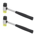 thumbnail image 3 of Rubber Mallet, 2pcs 25mm Detachable End Rubber Hammer  For Woodworking, 3 of 8