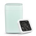 thumbnail image 1 of TOWNEW T1 Electric Motion Self-Sealing & Self-Changing 4 Gallon Trash Can, Teal, 1 of 9