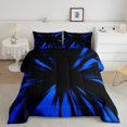 thumbnail image 1 of Erosebridal Boys Abstract Bedding Toddler Comforter Set, Neon Geometry Down Comforter, Modern Fishion Stripe Decor, Reversible, 1 of 7