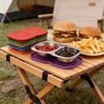 thumbnail image 3 of TIELUTT Reusable Stainless Steel Tableware with Silicone Lid Leak Small Dining Table Set for 6 round Table Runner Set round 5 Piece Dining Table Set Oval Dining Table Set for 4 with Leaf Outdoor Place, 3 of 7