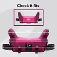 thumbnail image 2 of Diono Solana 2 with LATCH Backless Booster Car Seats 2 Pack Lightweight Travel Booster Pink, 2 of 7