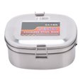 thumbnail image 1 of Abbracc Boîte à Lunch en Acier Inoxydable Conteneur Alimentaire Double Couche m, 1 of 9