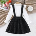 thumbnail image 4 of LOVZFMLL Fashion Girls Summer Short Sleeves Round Neck Solid Color Dress, 4 of 9