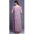 thumbnail image 4 of Bimba Pyjama pour Femmes Imprimé à Manches Courtes Longue Chemise de Nuit Tenue de Nuit pour Dames, 4 of 4