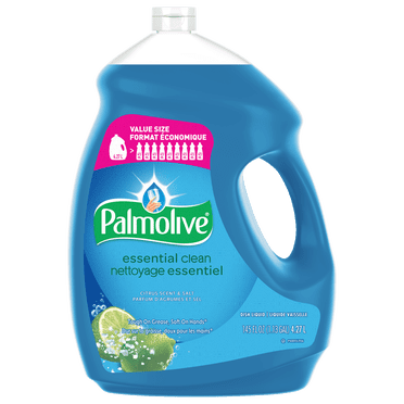 Palmolive Essential Clean Liquid Dish Soap, Citrus Scent + Salt - 145 Fluid Ounce
