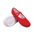 thumbnail image 1 of Children's Solid Color Dance Shoes Soft Sole Practice Shoes Elastic Laces Shaping Shoes Dance Shoes, 1 of 3