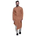 thumbnail image 1 of Atasi Party Wear Kurta Set For Men Mandarin Collar Ethnic Printed Kurta Pajama, 1 of 2