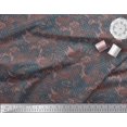 thumbnail image 3 of Soimoi Cotton Cambric Fabric Texture & Greek Key Geometric Printed Craft Fabric by The Yard 42 Inch Wide, 3 of 3