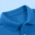 thumbnail image 3 of Hiiyo Kids Girls Short Sleeve Polo Shirt Children Solid Color Basic Unisex Polos, 3 of 5