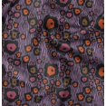 thumbnail image 1 of Soimoi Purple Poly Georgette Fabric Wild Animal Skin Decor Fabric Printed BTY 42 Inch Wide, 1 of 6