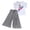 D-Grey, variant on 2025 Girls Outfits&Set Summer T Shirt Crop Top Outfits for and Shorts Set with Outfits Size 5 Side Pockets Shorts Set 12 Month Clothes Music Lover Shirt and Shirts