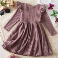 thumbnail image 4 of LOVZFMLL Girls' Fall And Spring Long Sleeve Ruffled Lace Round-Neck Embroidery Mesh Princess Bow Skirt, 4 of 4