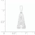thumbnail image 2 of Initiale en Argent Sterling Charm QC2762A (25mm x 10mm), 2 of 2