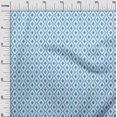thumbnail image 3 of oneOone Polyester Spandex Light Blue Fabric Tribal Sewing Craft Projects Fabric Prints By Yard 56 Inch Wide, 3 of 4