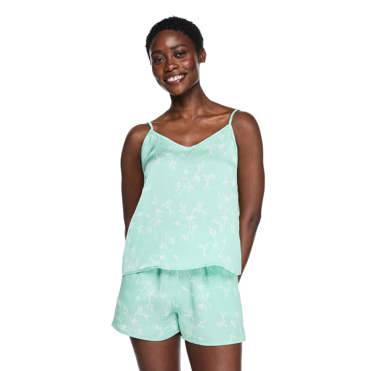 Pyjama 2 pièces en satin George pour femmes