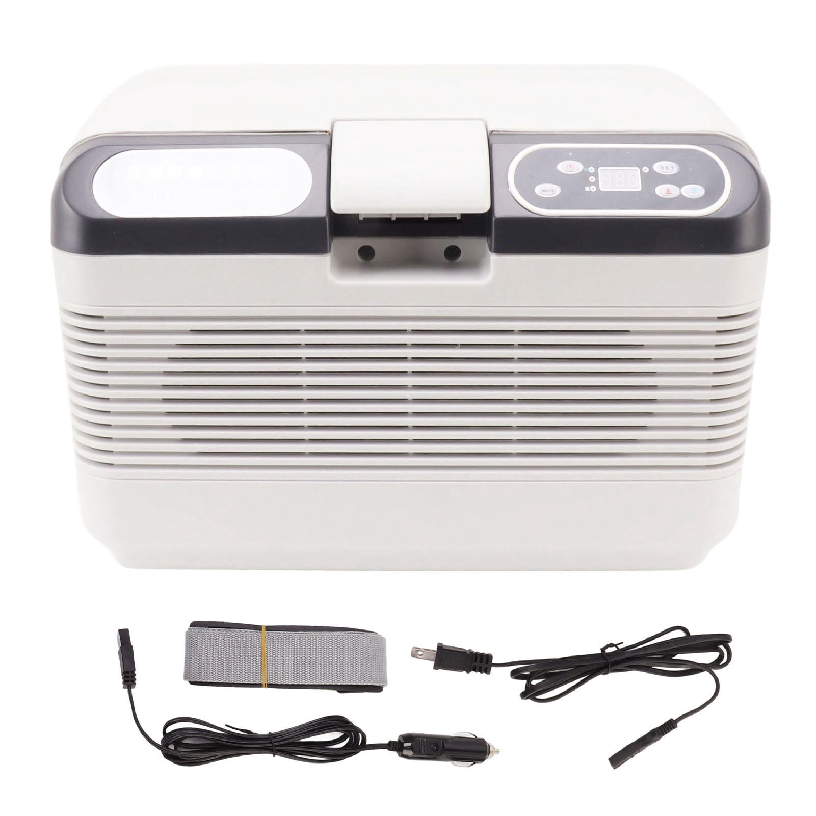 RV Refrigeratorfor Camping,Car Refrigerator Aluminum ABS Car Refrigerator Portable Freezer Meticulously Designed