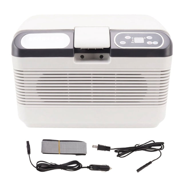 RV Refrigeratorfor Camping,Car Refrigerator Aluminum ABS Car Refrigerator Portable Freezer Meticulously Designed