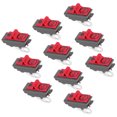 thumbnail image 1 of Chainsaw On Off Stop Switch, Plastic Exquisite Craftsmanship On Off Switch Stable Chain Saw Parts 10Pcs  For Gardening Pruning For Professional Gardening Tools, 1 of 8