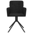 thumbnail image 2 of vidaXL Swivel Dining Chairs 2 pcs Black Velvet, 2 of 5
